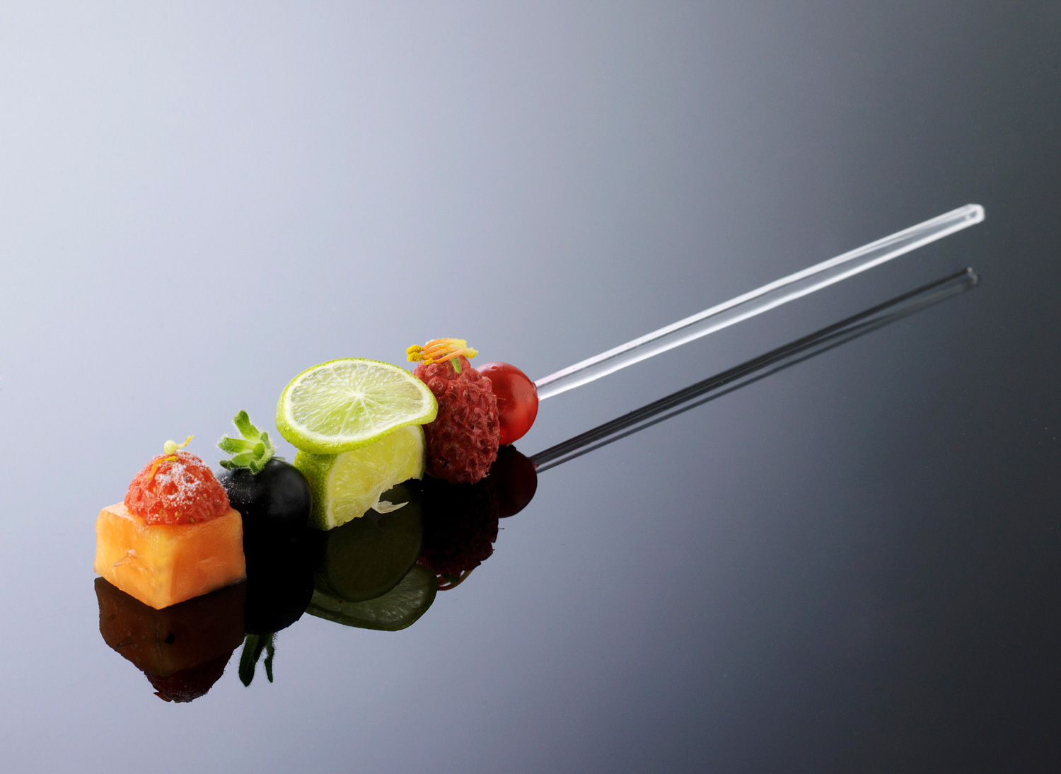 ARAVEN Probierspieß aus dem WAVE Catering-Sortiment, durchsichtig und aus Polystyrol