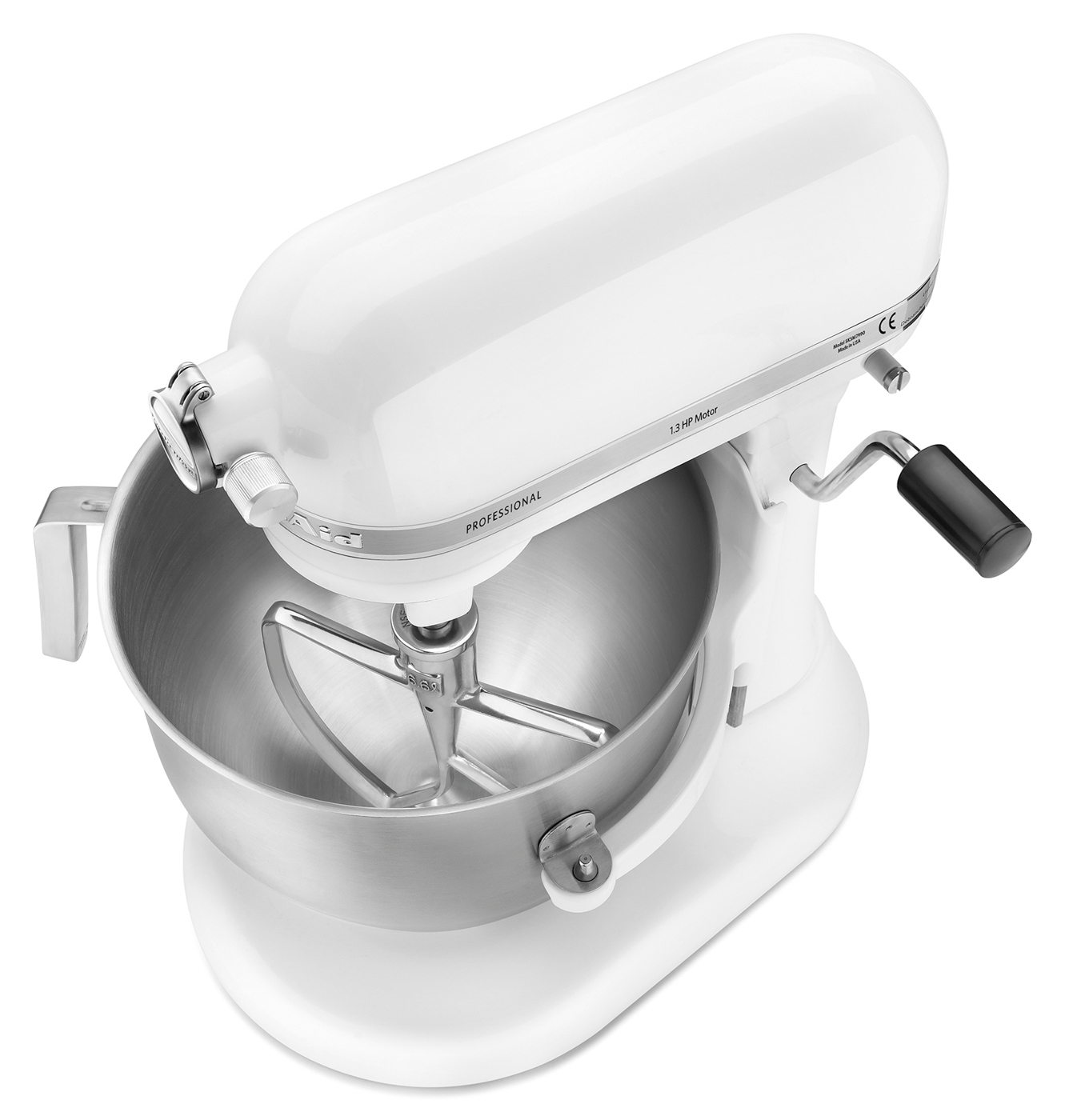 Bartscher KitchenAid 5KSM7990XEWH weiß, 6,90L |Sicherheitsschalter: Ja | Maße: 28,7 x 37,1 x 41,7cm. Gewicht: 12,2 kg