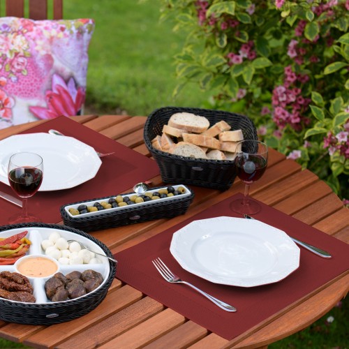 Westmark Tischset »Home«, 42 x 32 cm, dunkelrot