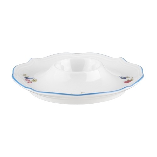 Seltmann Eierbecher mit Ablage, Form: Sonate, Dekor: 34032 Nostalgie