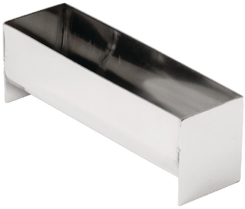 Edelstahl Paté-/Terrineform 13,5x3,5x4,5cm