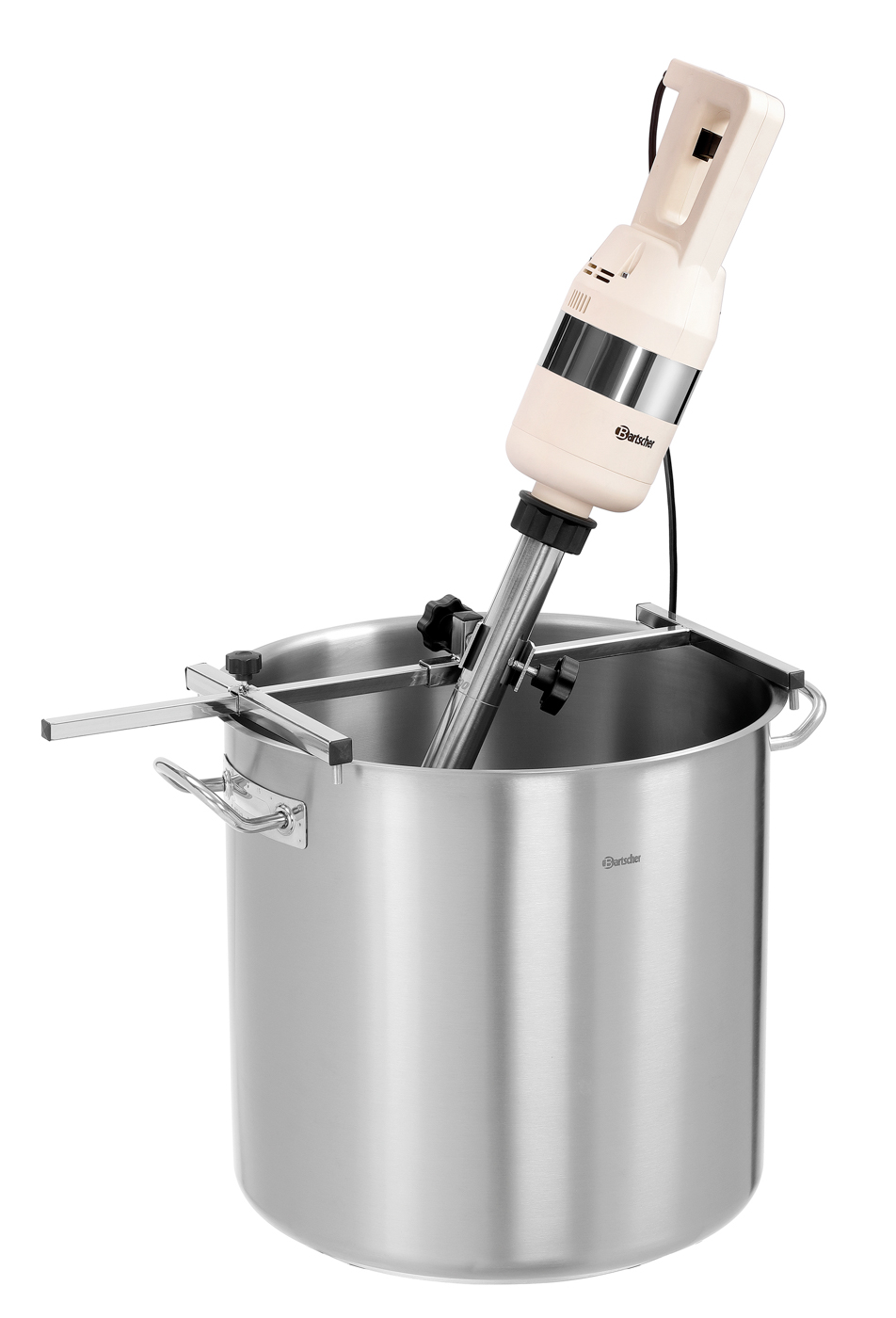 Bartscher Stabmixer-Halterung 600 |Eigenschaften: Position und Winkel einstellbar |Maße: 25,5 x 62,5 x 7,0 cm. Gewicht: 1,2 kg