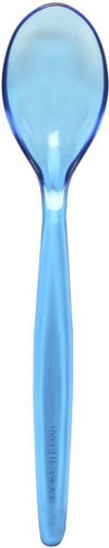 Roltex Teelöffel aus Copolyester in transparentem blau