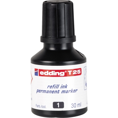 edding Nachfülltusche T 25 schwarz 30ml