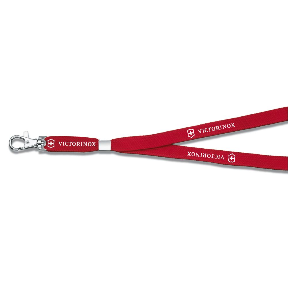 Victorinox Umhängeband mit Karabinerhaken Neck-Strap, rot