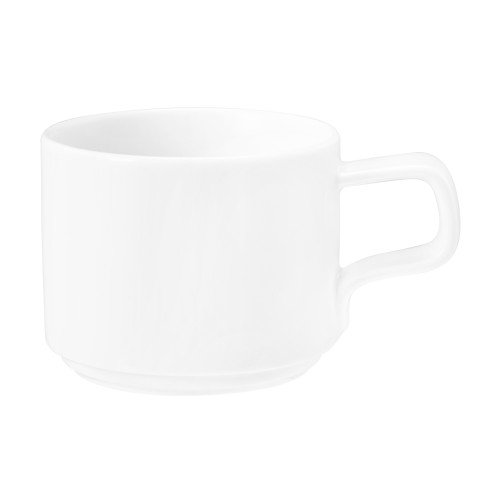 Seltmann Obere zur Cappuccinotasse 0,25 l, rund, Form: Good Mood, weiss, hohe Kantenschlagfestigkeit, Made in Germany