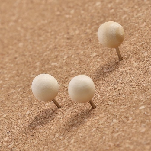 Push-Pins-Set, 25-tlg., Holz.