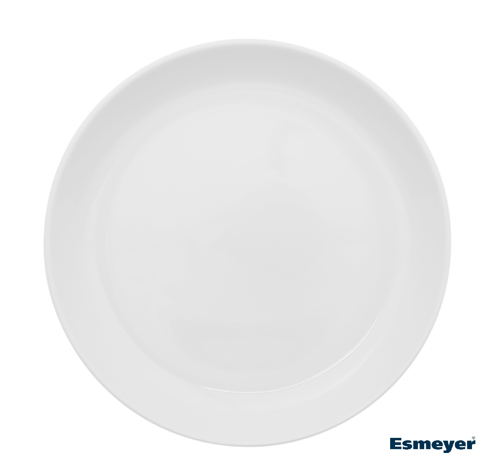 Snackteller 24 cm , Form Coffeeshop - uni weiss, Eschenbach