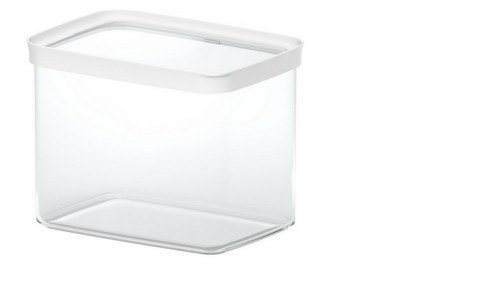 EMSA OPTIMA Schüttdose mit Deckel, Inhalt: 4,4 Liter, Farbe: weiß, transparent,