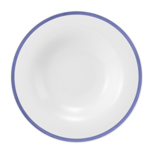 Seltmann Pastateller tief 27 cm, rund, Form: Community, Dekor: 57395 Pinselband 3, hohe Kantenschlagfestigkeit, Made in Germany