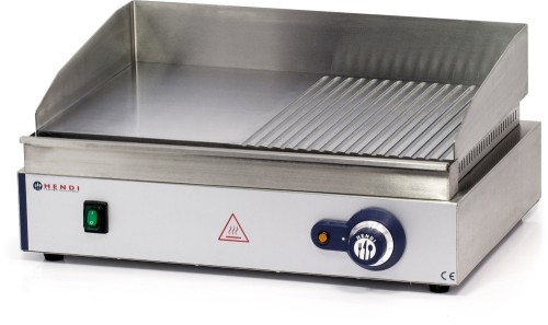 HENDI Grillplatte Blue Line - 2400 W - 550x380x(H)240 mm 230 V