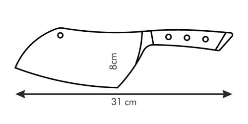 Hackmesser AZZA 17 cm