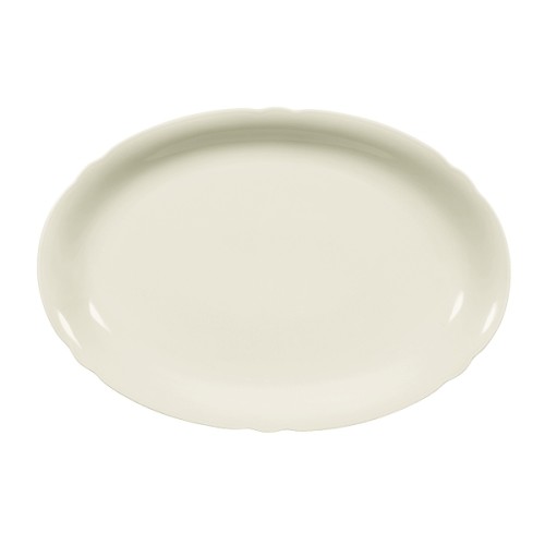 Seltmann Platte oval 35 cm, Form: Marieluise, Glasur: elfenbein, Dekor: 00003