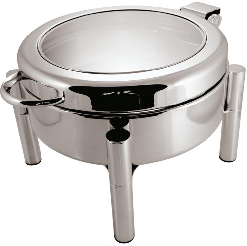 Sambonet Buffet Atlantic Edelst.Glas Brenngel Speisenwärmer ABS 30