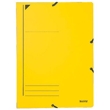 Leitz Eckspanner DIN A4 100  Primärkarton gelb