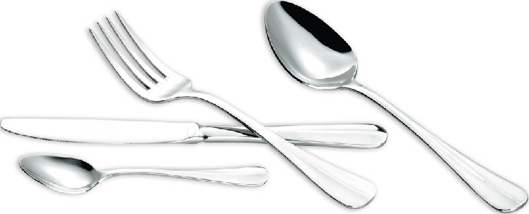 Sparset SOPHIA, aus Edelstahl 18/10, hochglanzpoliert, esser aus Klingenstahl. Materialstärke 3.0/2.5 mm