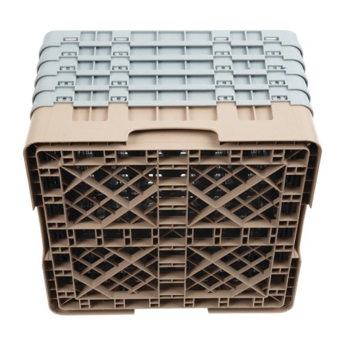 Cambro Gläserspülkorb beige mit 49 Fächern max Glashöhe 25,7cm. Dieser Gläserspülkorb bietet optimalen Schutz für Ihre