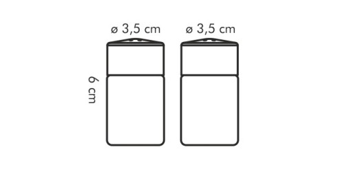 Mini-Salz-/Pfefferstreuer CLUB