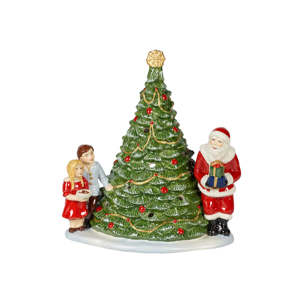 Villeroy und Boch Santa am Baum - Maße: 20 x 17 x 23 cm / Ser.: Christmas Toys