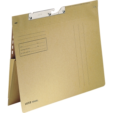 Leitz Pendelhefter DIN A4 250g/m² kaufmännische Heftung ohne Organisationsaufdruck Natronkarton, recycelt naturbraun
