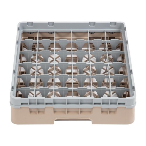 Cambro Gläserspülkorb beige mit 36 Fächern max Glashöhe 9,2cm. Dieser Gläserspülkorb bietet optimalen Schutz für Ihre