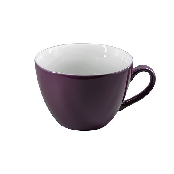 Obertasse 0,45 l - Form: Table Selection - Dekor, 79932 pflaume - aus Porzellan. Hersteller:, Eschenbach. "Made in Germany".