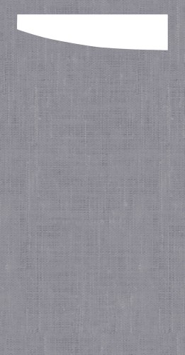 DUNI SACCHETTO 230x115mm Dunisoft-Serv.,gr.grey./Serv.weiß 60 Stück