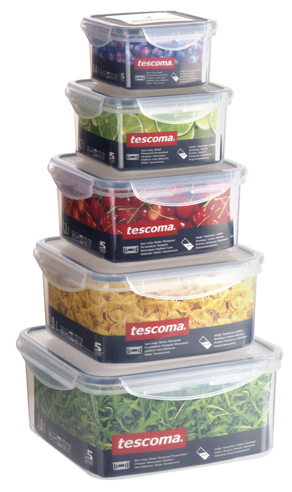 Dose FRESHBOX 5 St., quadratisch