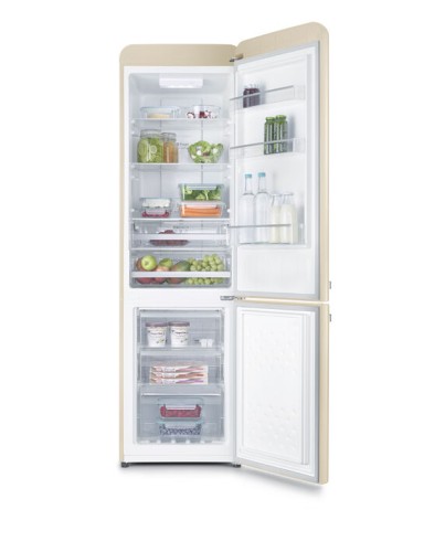 Severin Retro Kombi Total No Frost, neue EEK: E, 250L (180/70), Total Nofrost, Veggibox, Zerobox