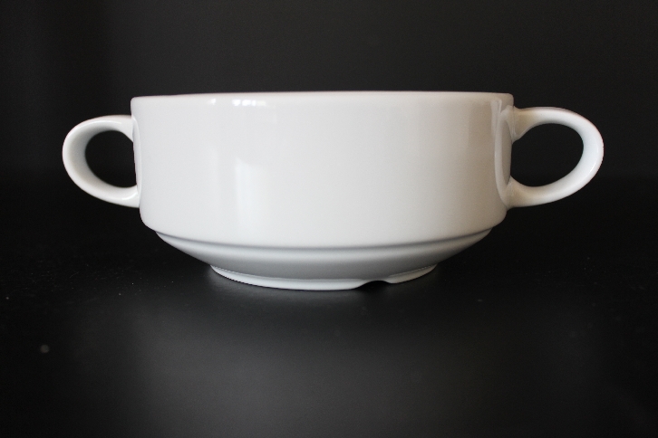 Suppenobertasse FUNKTION, Inhalt: 0,26 ltr., Durchmesser: 10,0 cm, Höhe: 5,4 cm, uni weiss, Eschenbach