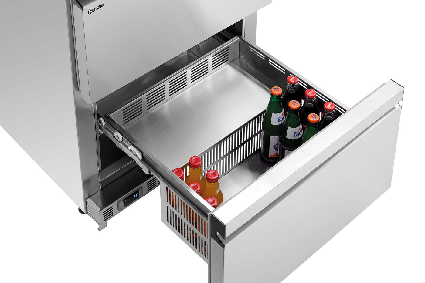 Bartscher Schubladenkühler 600S2 | AnzahlSchubladen: 2 | Maße: 60 x 64,5 x 85,0 cm.Gewicht: 51,8 kg