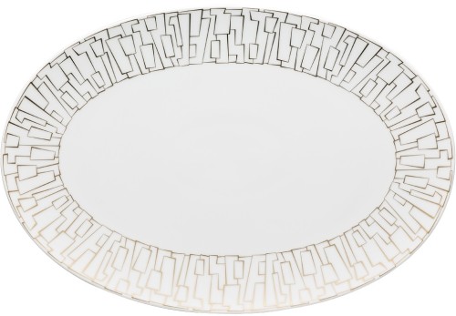Rosenthal TAC Gropius Skin Gold Platte 34 cm
