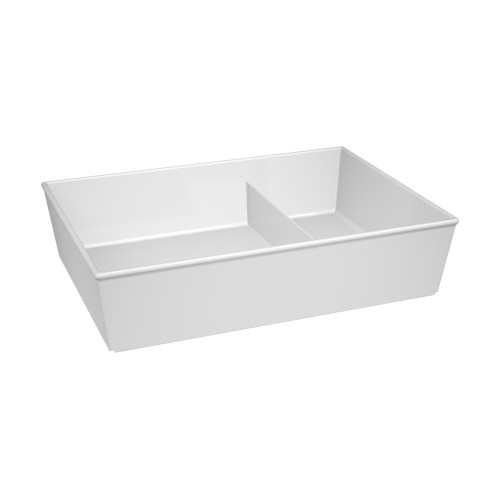 Ornamin Edgy Egon mit Steg, 950ml weiß