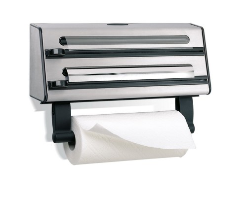 EMSA CONTURA 3-fach Schneidabroller, Edelstahl