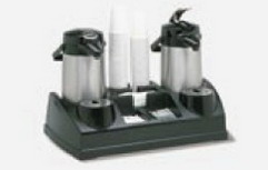 Airpotstation BRAVILOR BONAMAT für 2 x Furento Pumpkannen und Zubehör Breite 61,5 cm - Tiefe 32,5 cm - Höhe 15,5 cm