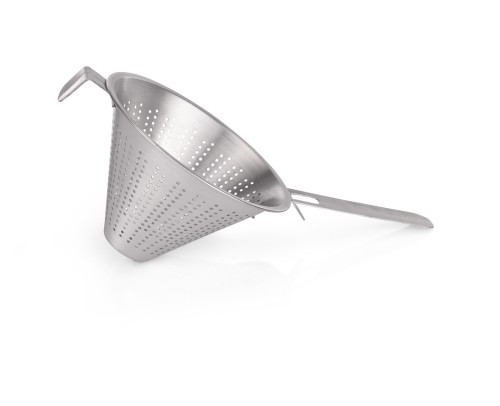 Spitzsieb. Chromnickelstahl. nahtlos.