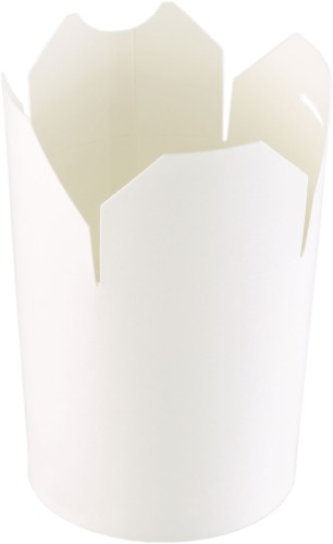 Duni Wokbox 95 x 95 x 110 mm Weiß ungeteilt, 435 Stk/Krt (15 x 29 Stk)