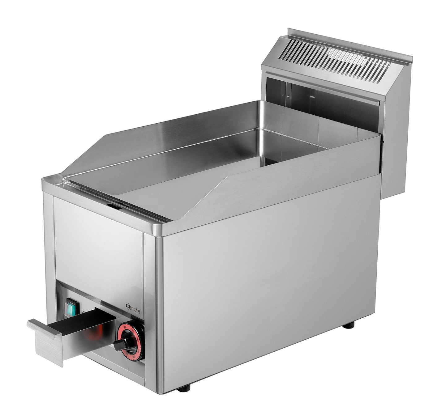 Bartscher Griddleplatte GDP 320E-CG | BreiteBratfläche: 320 mm | Maße: 33 x 62,5 x 45,0 cm.Gewicht: 24 kg