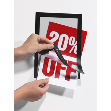 DURABLE Magnetrahmen DURAFRAME® DIN A5 schwarz 2 St./Pack.