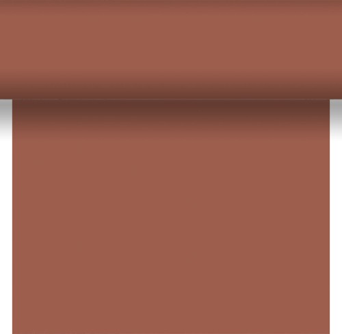 Duni Dunicel® Tête-à-Tête-Tischläufer 0,4 x 24 m Earth Terra, 4 Stk/Krt (4 x 1 Stk)