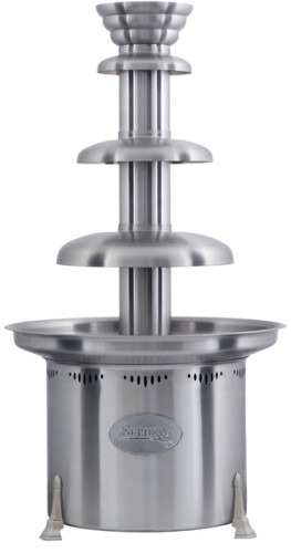 NEUMÄRKER Schokoladenbrunnen Sephra CF34R Montezuma Füllmenge ca. 10 kg, 3 Etagen Ø 470 x h 860 mm