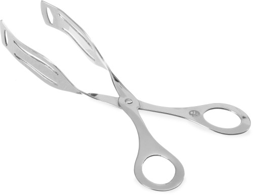 HENDI Gebäckzange - 220 mm 1 auf Skinkarte - aus Edelstahl, muschelförmig. Geschirrspülmaschinengeeignet.