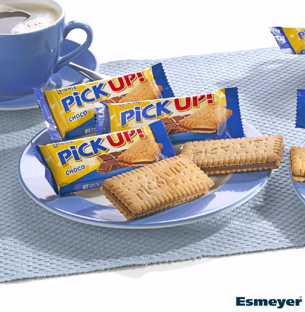 Leibniz PiCK UP! Choco, Inhalt: 24 Stück á 28 g je Karton.
