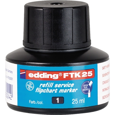 edding Nachfülltusche FTK25 schwarz 25ml