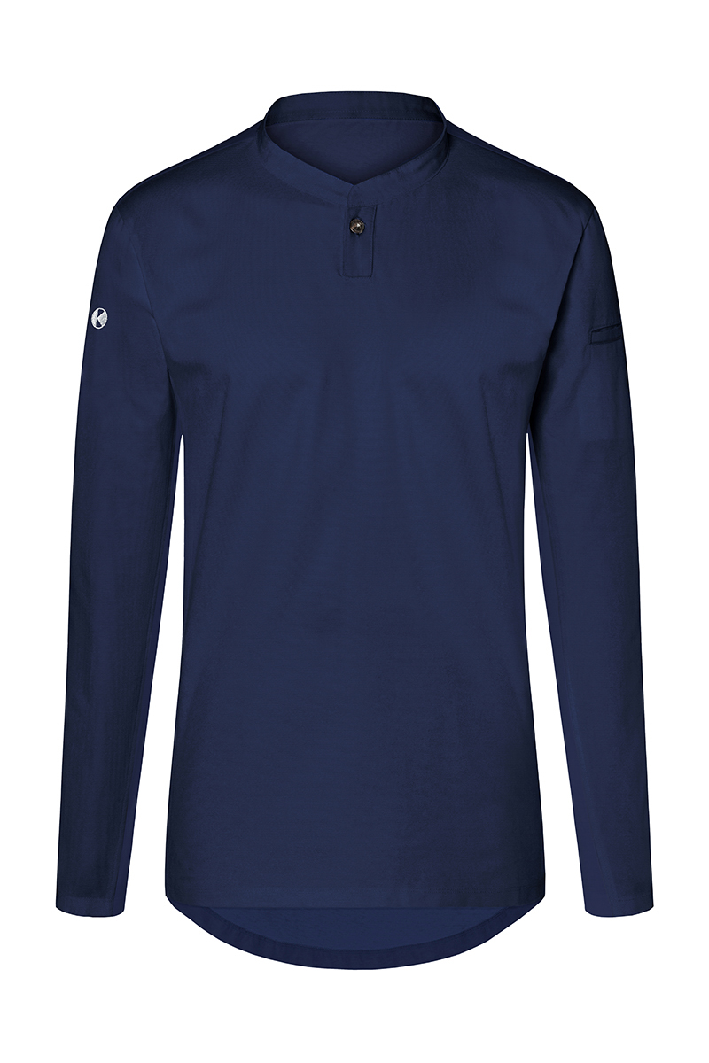 Langarm Damen-Arbeitsshirt Performance , GR. L , Farbe: marine , von Karlowsky