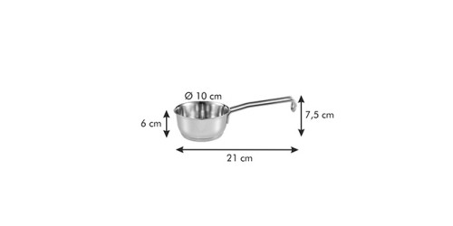 Tescoma Stielkasserolle GrandCHEF Durchmesser 10 cm, 0,25 Liter