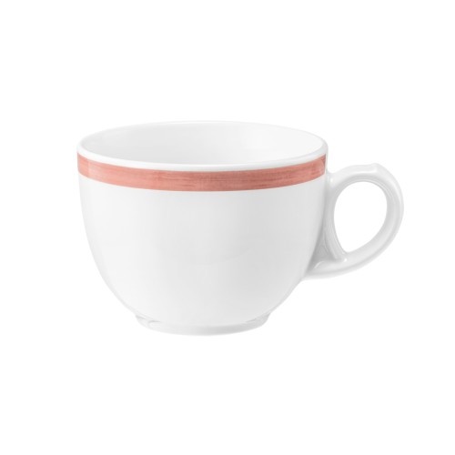 Seltmann Obere zur Kaffeetasse 0,22 l Tulpe, rund, Form: Community, Dekor: 57393 Pinselband 4, hohe Kantenschlagfestigkeit, Made in Germany