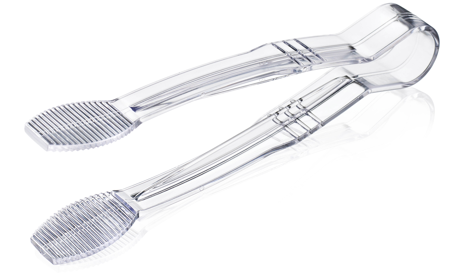 ARAVEN Zange in flacher Ausführung mit 23cm Länge aus Polycarbonat, durchsichtig