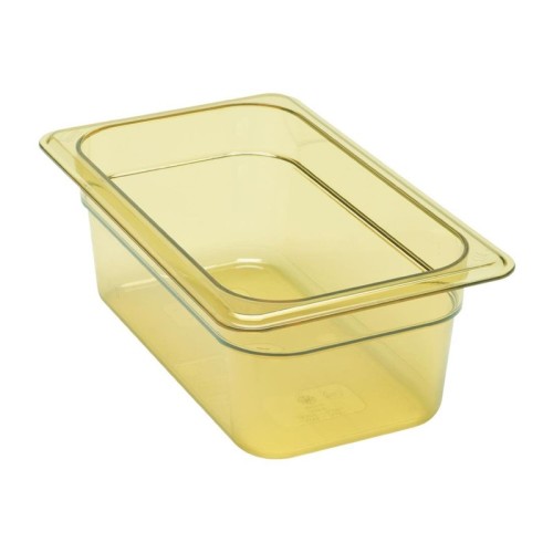 Cambro hitzebeständiger GN 1/4 Behälter 100mm. Ideal für Mikrowellen, Dampfgeräte und Chafing-Dishes. GN 1/4, 100mm