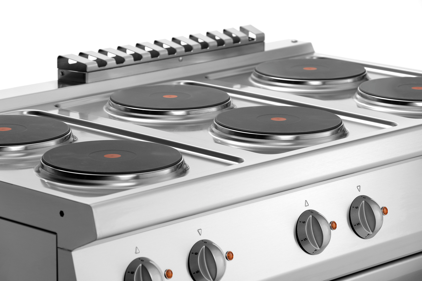 Bartscher Elektroherd 700, B1200, 6Pl, EBO |Inklusive: - | Maße: 120 x 70 x 85,0 cm. Gewicht:112,8 kg